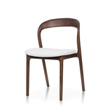 Silla de comedor de fresno curvado
