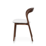 Silla de comedor de fresno curvado