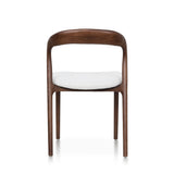 Silla de comedor de fresno curvado