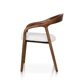 Upholstered Ash Wood Dining Chair