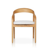 Upholstered Ash Wood Dining Chair