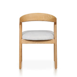 Upholstered Ash Wood Dining Chair