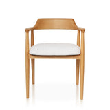 Sillón moderno de madera de fresno