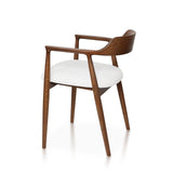 Sillón moderno de madera de fresno