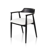 Sillón moderno de madera de fresno