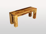 ZEN Solid Sheesham Wood Bench | Handcrafted Wooden Bench