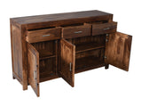 Zen Solid Sheesham Wood Sideboard – 3 Doors & 3 Drawers