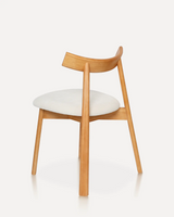 Compac Ergonomic Wood Dining Chair | Clean Lines | Minimalist
