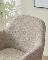 Soft Velvet Upholstered Dining Chair | Plush Fabric | Contemporary