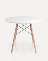 Nordic Round Dining Table | Density Board | Minimalist