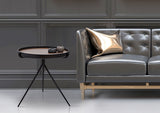 Angle Side Table | Angled Steel Frame | Contemporary Living