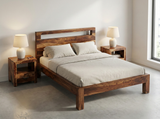 Solid Sheesham Wood Bed