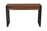 Loft Console Table with 2 Drawers | Solid Sheesham Wood Entryway Console