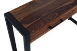 Loft Console Table with 2 Drawers | Solid Sheesham Wood Entryway Console