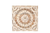 Goa hand-carved mango wood wall hook front view