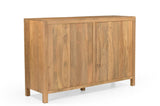 Side view of the Goa solid mango wood dresser