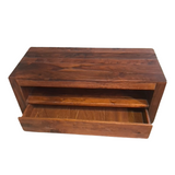 TV Cabinet | Wooden TV Stand With Shelf and Drawer | 45x120x55 cm