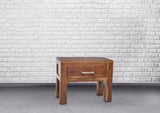 Night Table 1 Drawer With Metal Handle - Casa Suarez