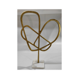 Aluminium Heart Table Decoration