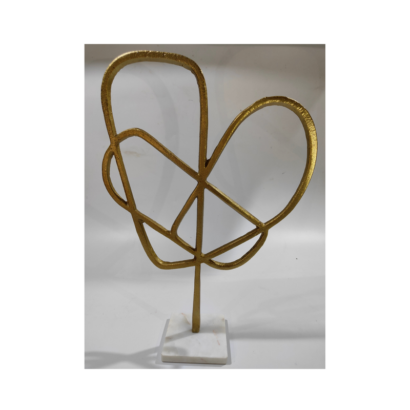 Aluminium Heart Table Decoration