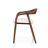 Silla de comedor moderna de madera de fresno