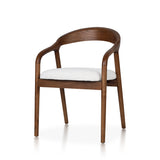 Upholstered Ash Wood Dining Chair