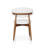 Silla de comedor minimalista de madera de fresno