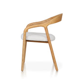Upholstered Ash Wood Dining Chair