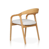 Upholstered Ash Wood Dining Chair