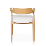 Sillón moderno de madera de fresno