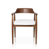 Sillón moderno de madera de fresno