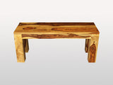 ZEN Solid Sheesham Wood Bench | Handcrafted Wooden Bench