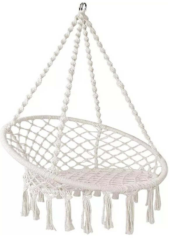 100% Cotton Macrame Swings 1.2(off white color