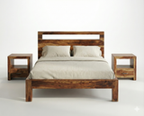 Solid Sheesham Wood Bed