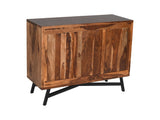 Loft 4-Drawer Dresser | Solid Indian Rosewood with Black Steel Base