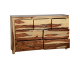 Solid Sheesham Wood 7-Drawer Chest