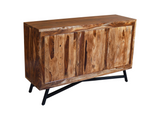 Loft 6-Drawer Dresser | Solid Indian Rosewood with Black Steel Base