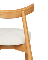 Compac Ergonomic Wood Dining Chair | Clean Lines | Minimalist