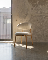 Solid Wood Dining Chair | Classic Polished | Natural & Walnut