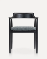 Sillón Minimalista de Fresno | Asiento Tapizado | 3 Colores