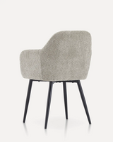 Soft Velvet Upholstered Dining Chair | Plush Fabric | Contemporary