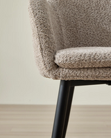 Soft Velvet Upholstered Dining Chair | Plush Fabric | Contemporary