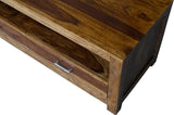 Zen 71" Solid Sheesham Wood TV Stand with 3 Drawers
