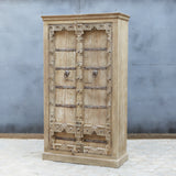 Hand-Carved Antique Indian Wardrobe | Reclaimed Solid Wood Armoire