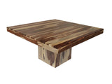 Zen Square Dining Table | Solid Sheesham Wood