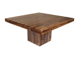 Zen Solid Sheesham  |  Wood Square Dining Table