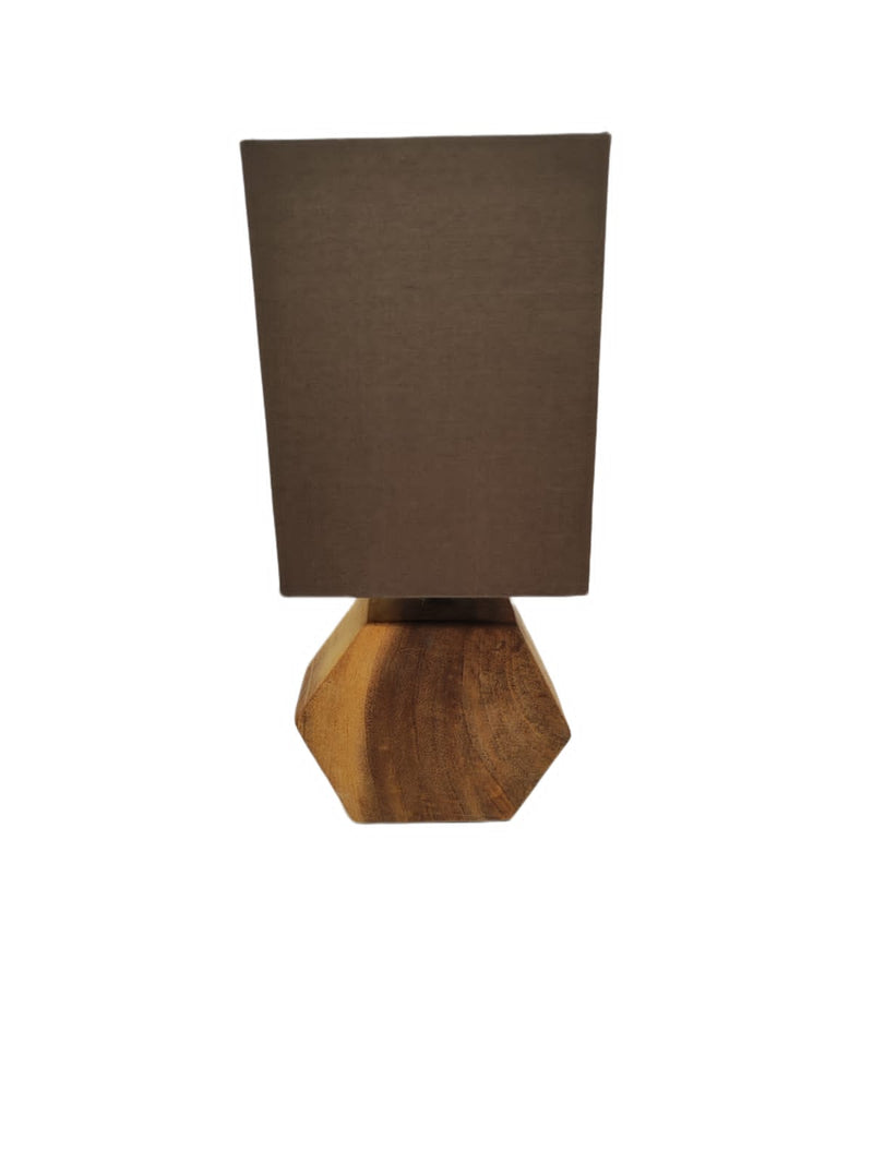 Casa Suarez Handcrafted Wooden Table Lamp