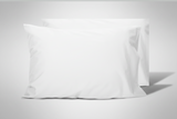 White waterproof pillow protector designed to protect pillows from moisture, dust, and daily wear, ideal for hotels, Airbnb properties, vacation rentals, and furnished apartments.