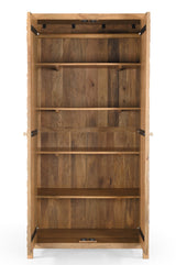 Goa wardrobe interior with shelf, hanging space, and bottom drawer