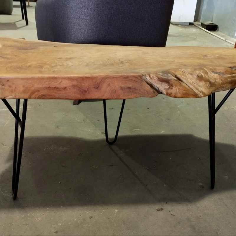 Coffee Table Soda, Solid Wood Centre Table | 45x90x40 cm